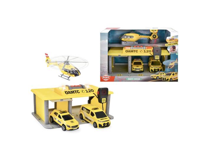 P & B Parkgarage, Gelb, Kunststoff, 4-teilig, 25x26x39 cm, Spielzeug, Spielzeugautos