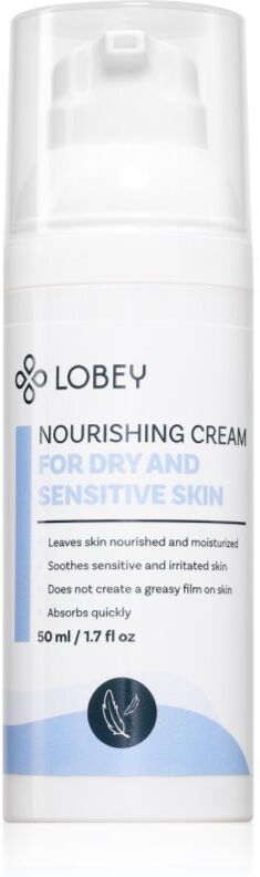 Lobey Face Care Nourishing Cream crème nourrissante pour peaux sensibles et sèches 50 ml