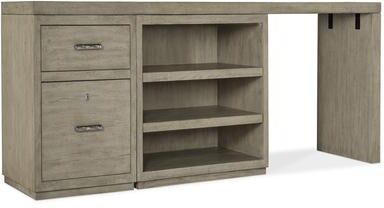 "Linville Falls 96"" Desk with File and Open Desk Cabinet"