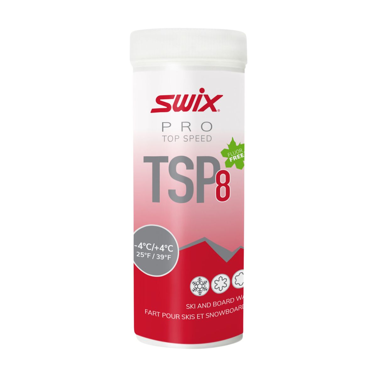 Swix TSP8 Red, -4°C/+4°C, 40g neutral TSP08-4