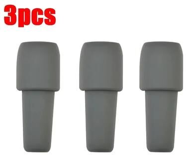 Inspired Finds Universal Silicone Wine Bottle Stopper With Double Seal Leakproof Cap grey 3pcs Set