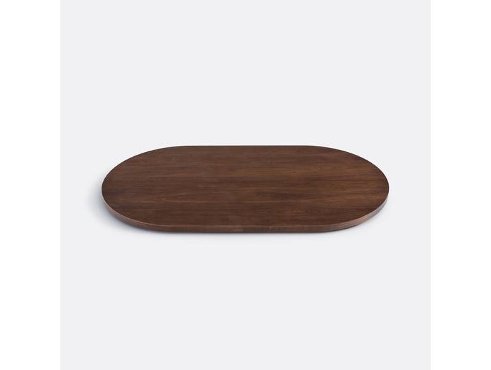 LA REDOUTE Plateau ovale, pour table à composer, 6 personnes, ALZAR Marron Coloris Noyer