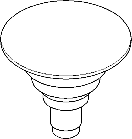 Dornbracht Stopfen 63flach 04312009600-06 platin matt