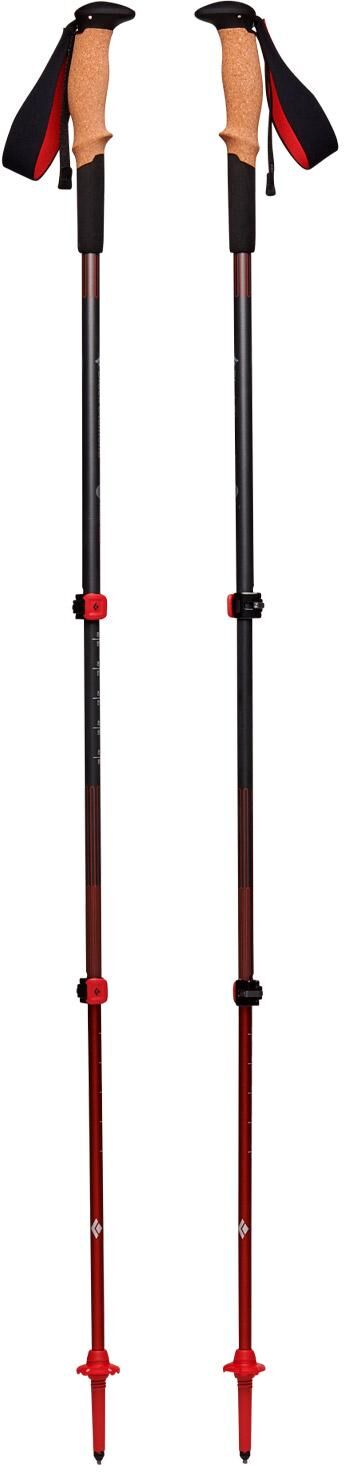 Black Diamond  - Pursuit Shock Steel Grey-Octane - S-M - Bâtons de randonnée