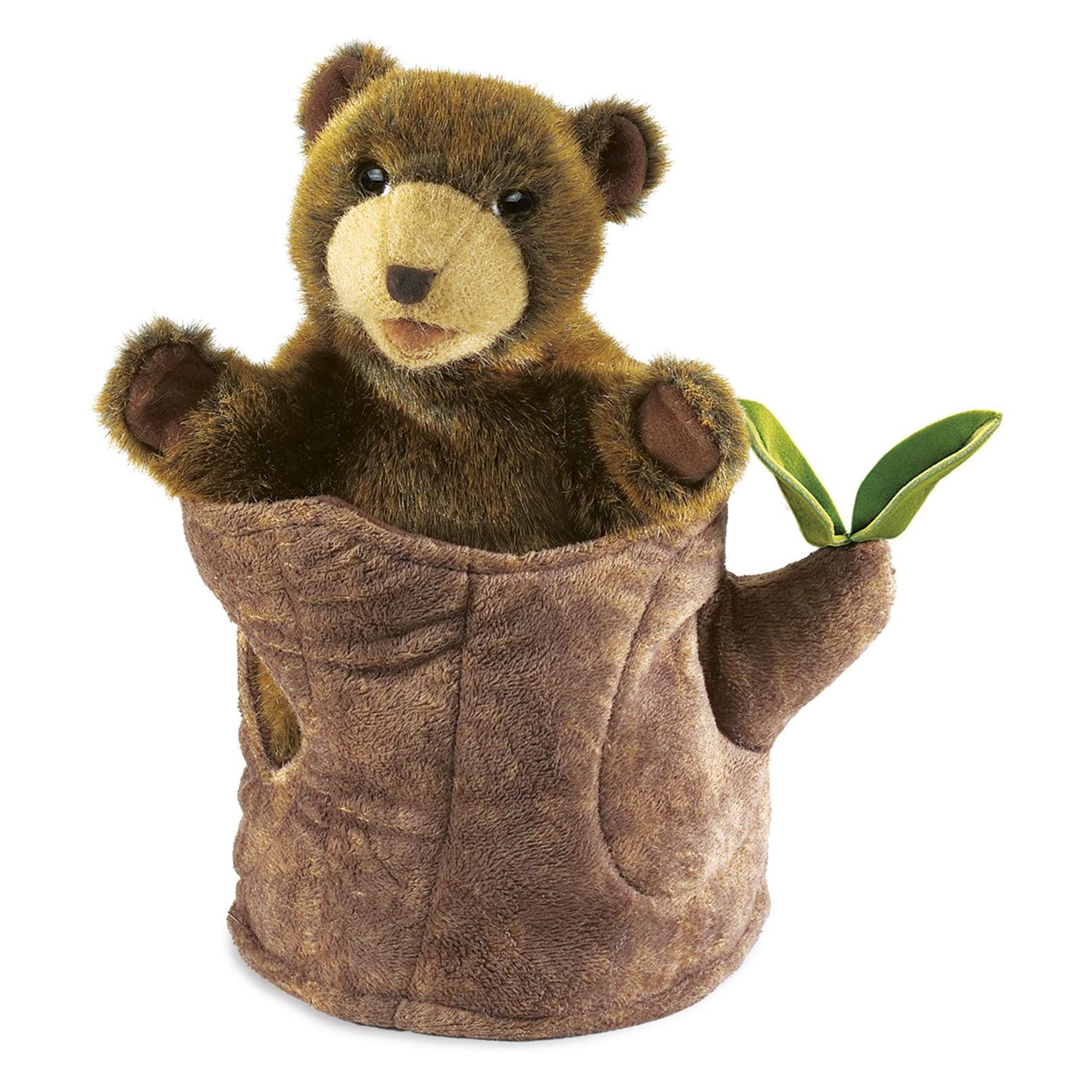 Folkmanis Bär im Baumstamm (2904)