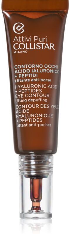 Collistar Attivi Puri Hyaluronic Acid + Peptides Lifting-Serum für die Augenpartien 15 ml