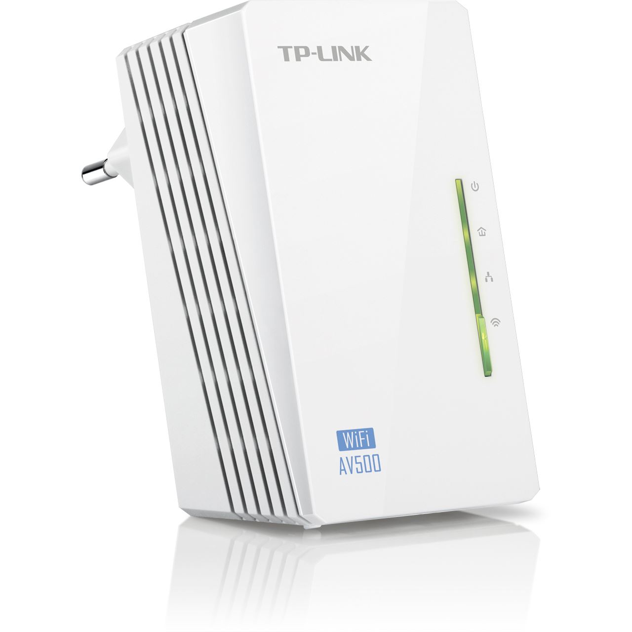 TP-Link Powerline AV500 WLAN Extender Adapter 500 MBit/s 2x LAN 10/100/WLAN 300 MBit/s 1er Pack weiss