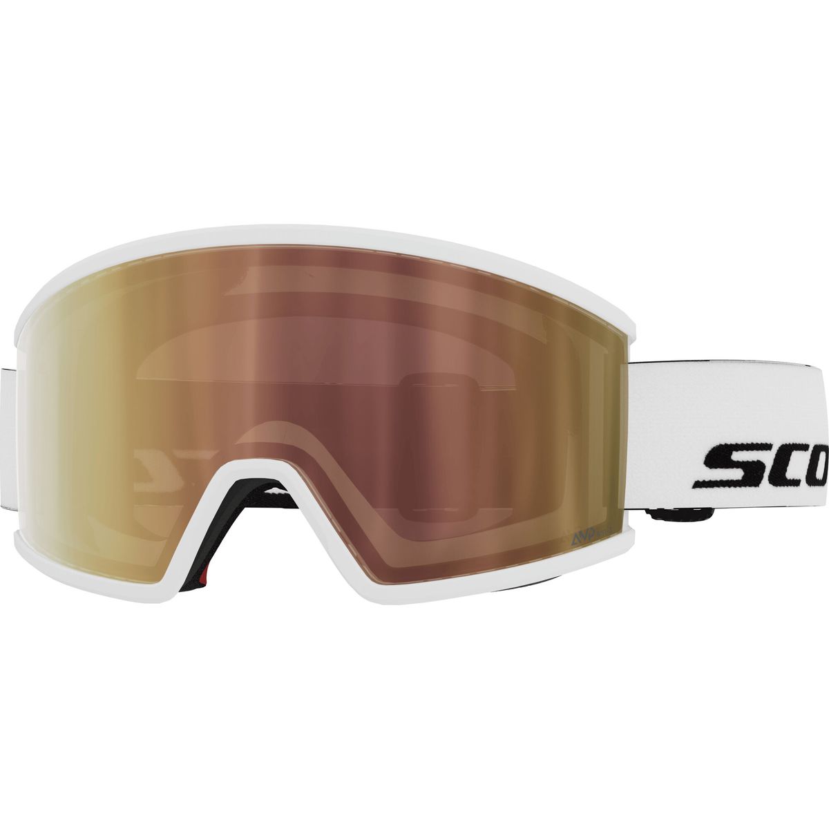 Scott Goggle Ambit Compact LS white / amp ls cinnamon chrome s1-3 (0002) - 4197180002375