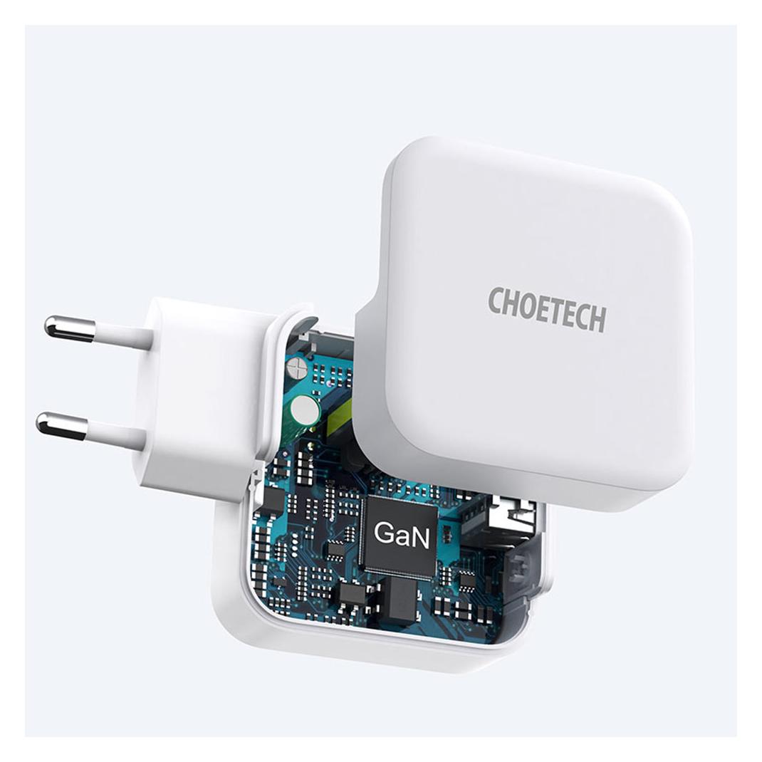 Choetech Fast Charger (65 W, 2 Ports) (PD8002)
