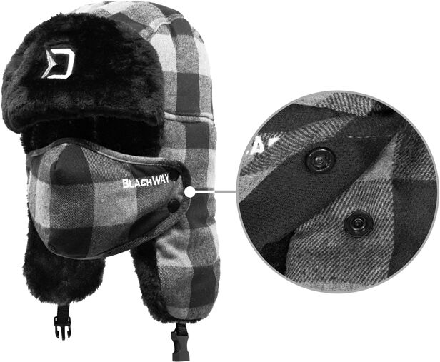 Chapka Delphin BlackWAY UNI Black, Silver, Gray UNI