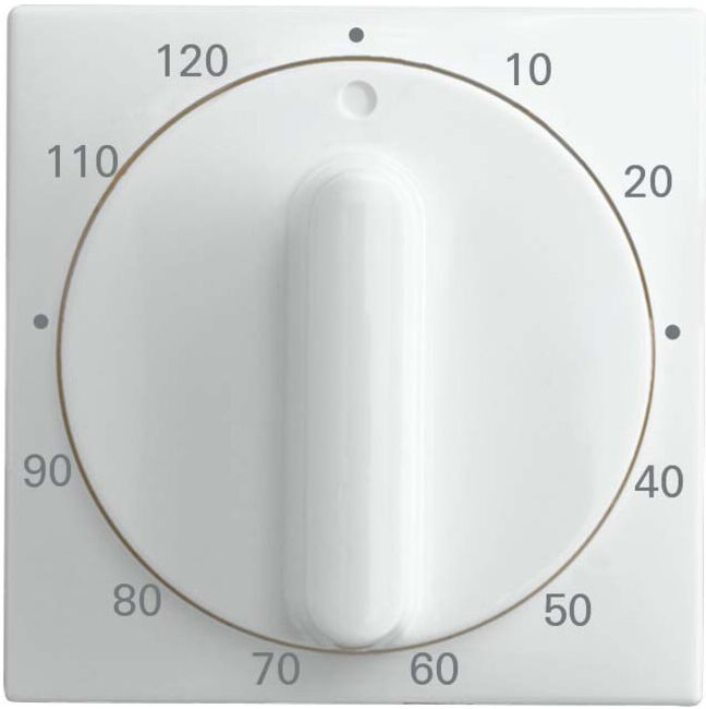 Busch-Jaeger Disque central blanc alpin commande 1771-914-103 (2CKA001753A0306)