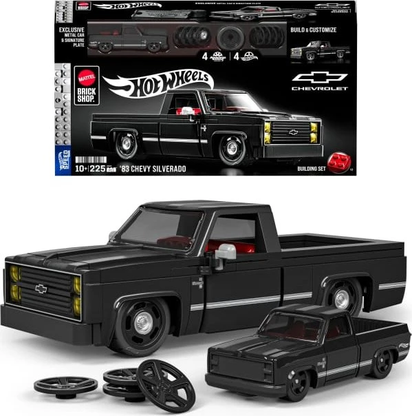 Mattel Brick Shop Hot Wheels Speed Series '83 Chevy Silverado