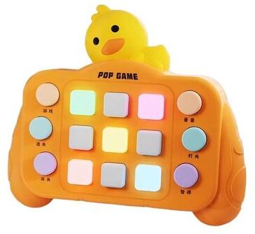 Inspire Curations BrightPlay Montessori Busy Board LED Sensory Toy For Toddlers 24 new Yellow