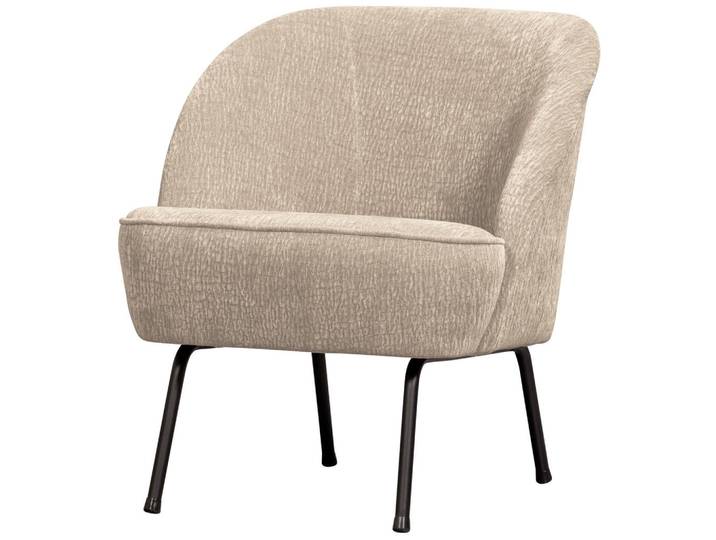 Livetastic Sessel Vogue, Sandfarben, Metall, 57x69x70 cm, Made in EU, Wohnzimmer, Sessel, Polstersessel