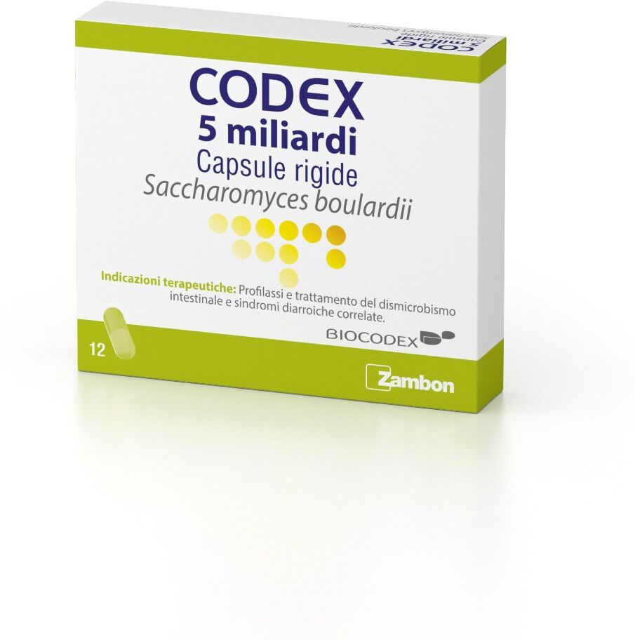 Codex 5 Miliardi 250 mg 12 Capsule