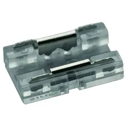 Rutec Zubehör für LED Strip VARDAflex (einfarbig, Breite 0.8cm) - Direktverbinder GAPLESS IP20, Steckkontakte, transparent RU-70328