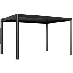 GFP Pergola Luma Deluxe Terrassenüberdachung aus Aluminium mit Lamellendach 4x6 m