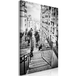 Artgeist Wandbild Pariser Vorstadt, Leinwand, Hochformat, 60 x 90 cm