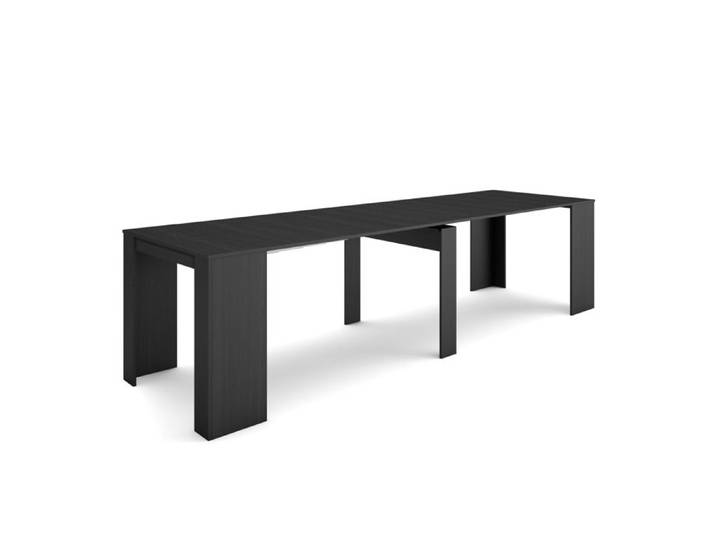 Table console extensible - SKRAUT HOME - RF2657 - 14 personnes - Noir