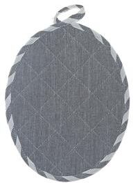 IH Casa Decor Stripe & Neoprene Pot Holder Grey - Set of 6