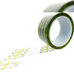 SAFEGUARD ESD-Klebeband mit ESD-Warnsymbol, transparent/gelb, 48mm, 36m