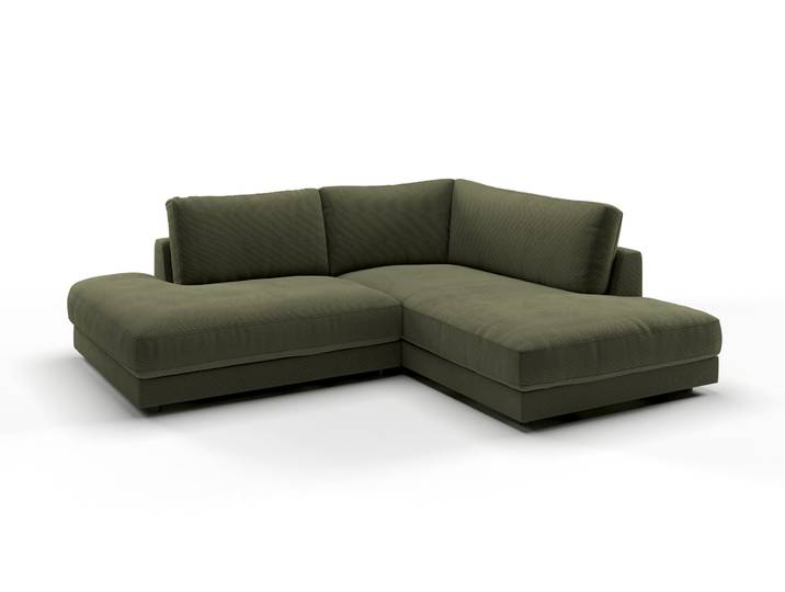 Candy High End 2.0 Ecksofa Feincord/Komfortschaum mit