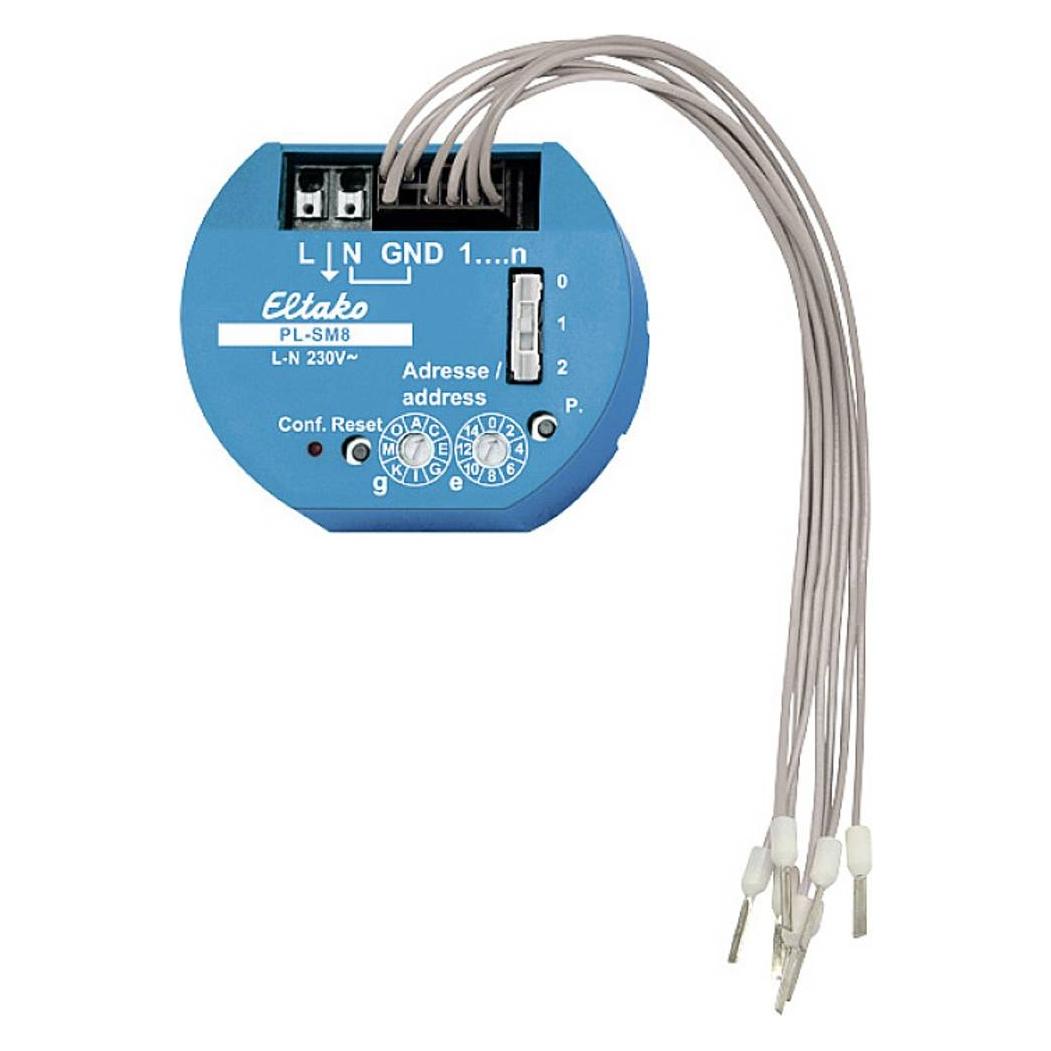 Eltako PL-SM8 Dezentraler 8-Kanal-Sensoreingang (31800001)