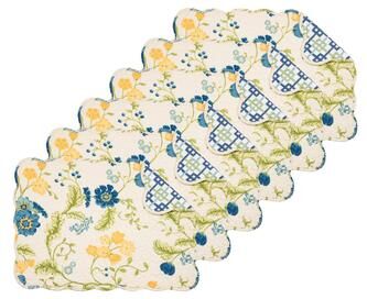 C&F Home Arya Quilted Placemat Set 6