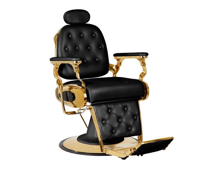 Gabbiano Friseurstuhl francesco gold schwarz