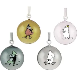Muurla Weihnachtskugeln Mumins 4 St.