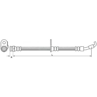 METZGER AUTOTEILE Bremsschlauch 4110875 für MAZDA