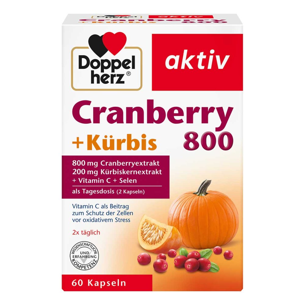 Queisser Pharma GmbH & Co. KG Doppelherz aktiv Cranberry + Kürbis 07625074