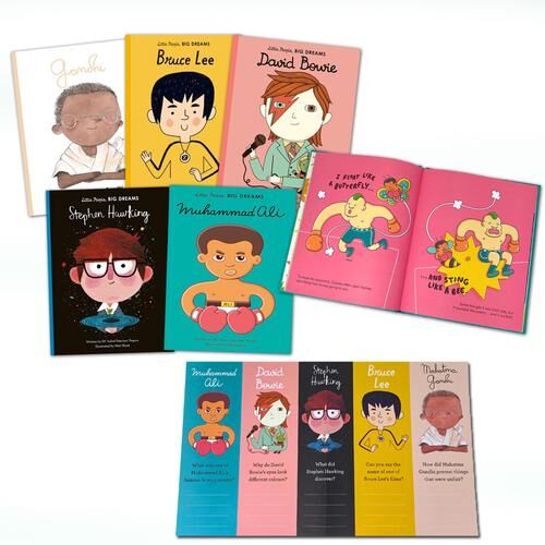 Frances Lincoln Little People, Big Dreams - Trailblazing Men - 5 Books Set