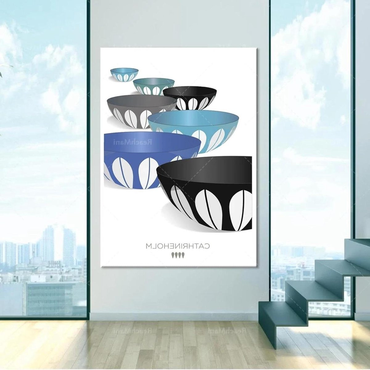 Scandinavische Wanddecoratie Poster - Canvas Kunst met Grafisch Design - 30 x 45 cm