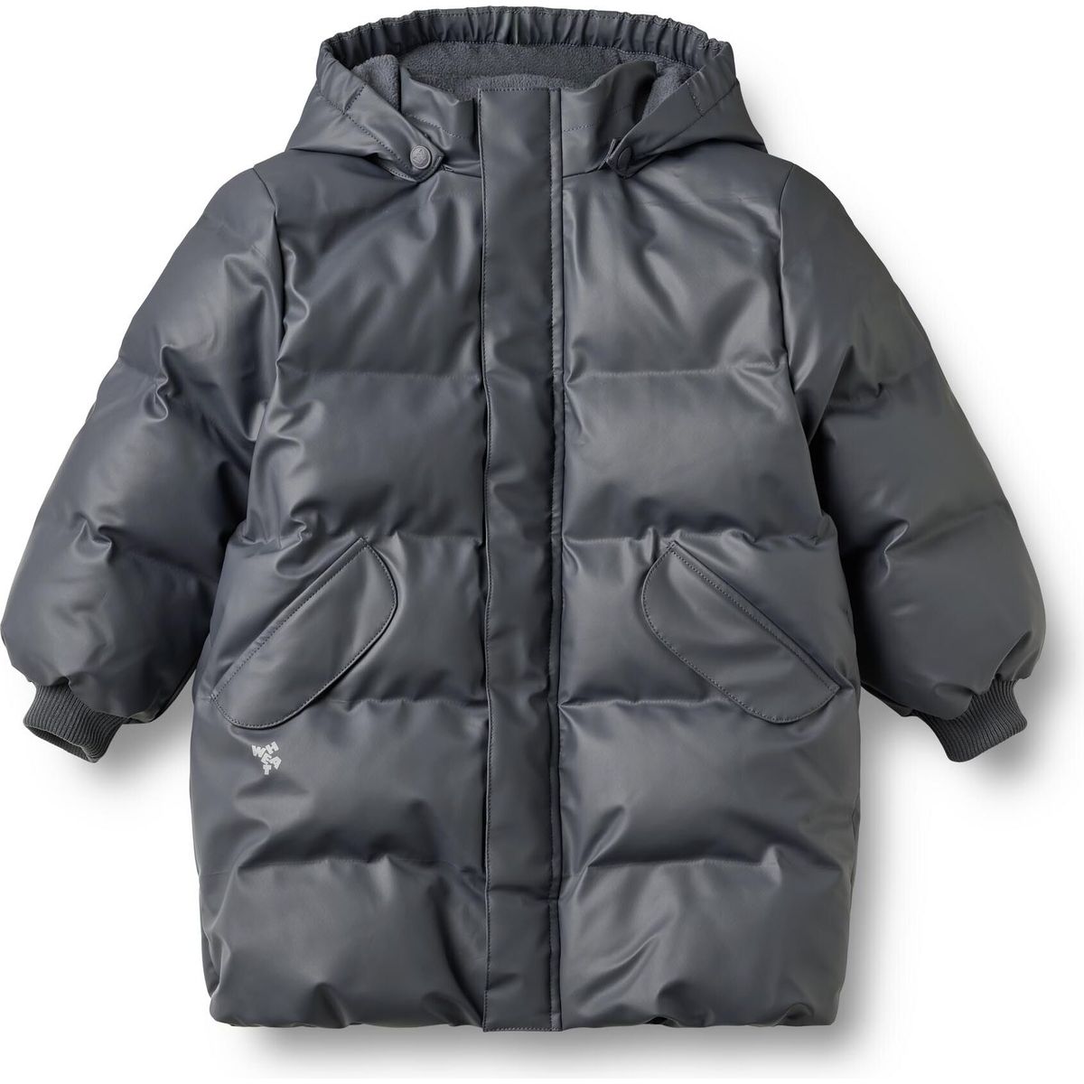 Wheat PU Puffer Jacket Coast greyblue (1292) 128 7369-975R GRS-1292-128/8y