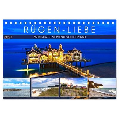 RÜGEN-LIEBE (Tischkalender 2027 DIN A5 quer), CALVENDO Monatskalender