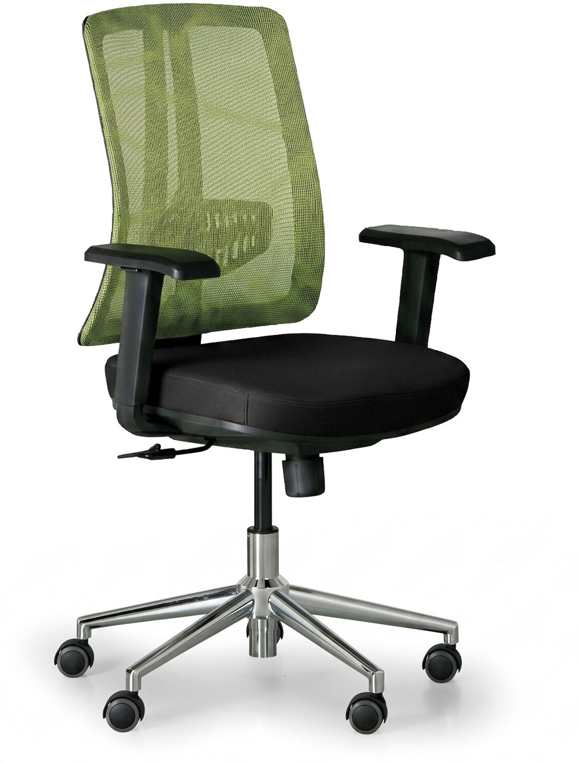 B2B Partner Bürostuhl HUMAN, Stahlkreuzgestell, schwarz/grün