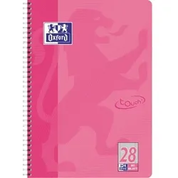 Oxford Collegeblock Touch 400086496 A4+ L28 kariert rosa