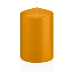 Wiedemann Kerzen Große Stumpenkerzen Natur Ø 80 x 130 mm, 6 Stück, 59 Brenndauer