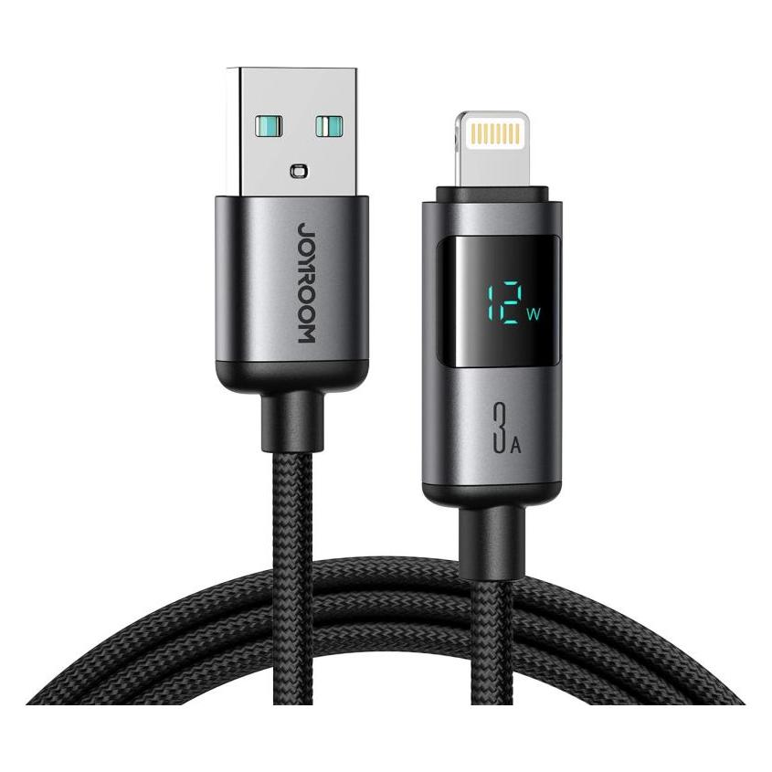Joyroom USB-A to Lightning fast charging cable with display 3A, 1.2 m (1.20 m) (S-A16PRO-AL)