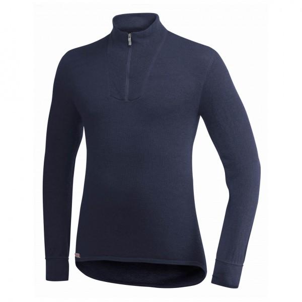 Woolpower - Zip Turtleneck 400 - Longsleeve Gr S blau