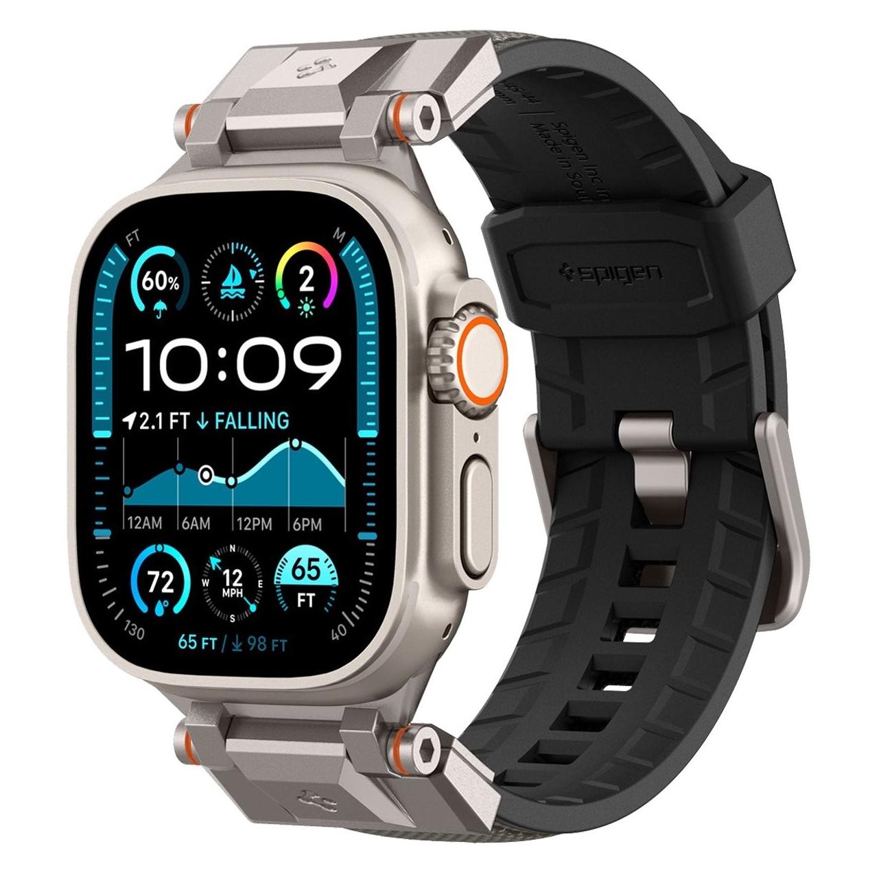 Spigen DuraPro Armor for Apple Watch 6 / 7 / 8 / 9 / 10 / SE / Ultra 1 / 2 (44 / 45 / 46 / 49mm) Gra (27355-0)