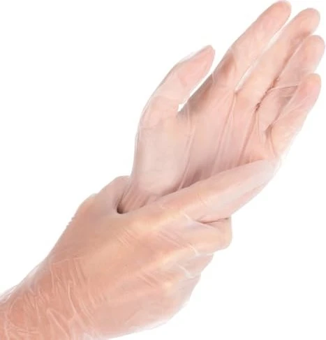 franz mensch Vinyl-Handschuh "IDEAL LIGHT" HYGONORM, M, weiß