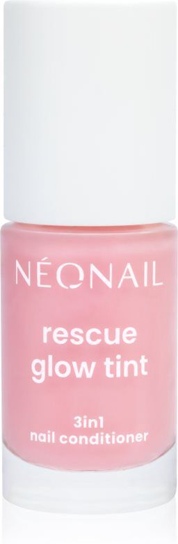 NEONAIL Rescue Glow Tint 3in1 Nail Conditioner nourishing nail varnish shade Glitter Rose 7.2 ml