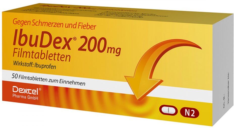 Dexcel IbuDex 200mg 50stk