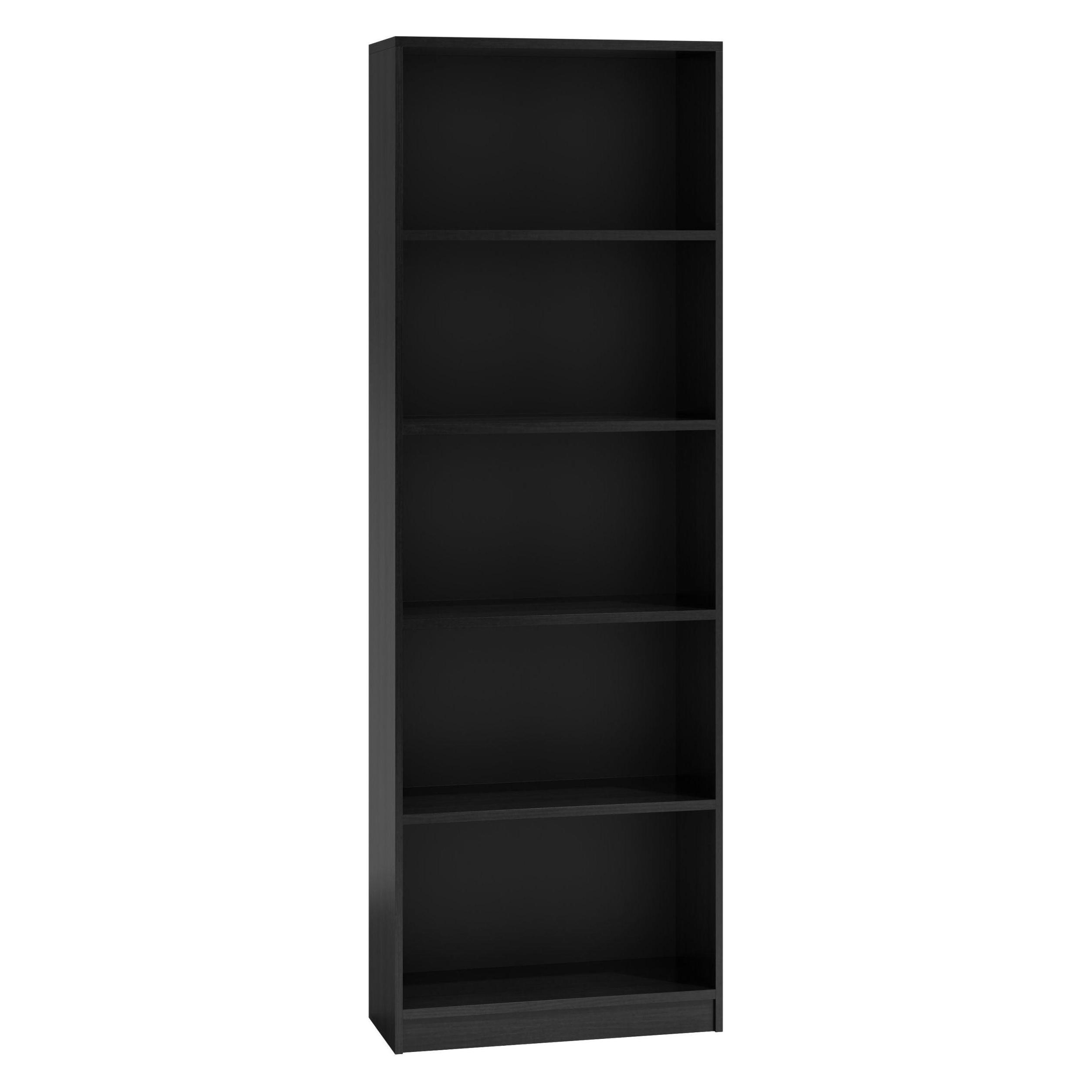 Topeshop R40 CZERŃ Bücherregal für Büros (40 x 30 x 182 cm) (R40 CZERN)