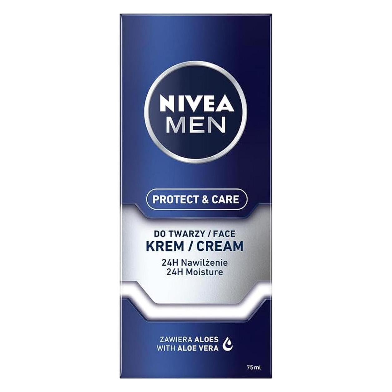 Nivea Men Hydrocare Moisturizing Face Cream 48h For Men With Aloe Vera And Provitamin B5 (50 ml) (5900017099057)