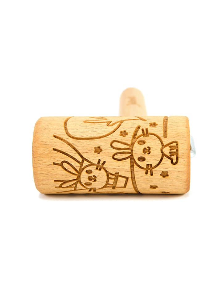 FOLKROLL Mini-Teigroller "Easter" in Natur - onesize