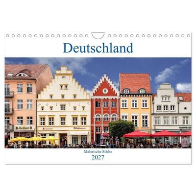 Deutschland - Malerische Städte (Wandkalender 2027 DIN A4 quer), CALVENDO Monatskalender