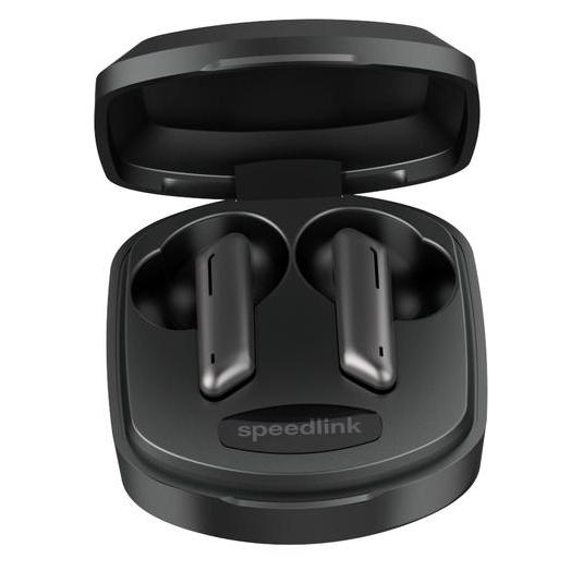 Speedlink VIVAS True Wireless In-Ear Kopfhörer, grau In-Ear Kopfhörer, schwarz (4 h, Kabellos) (SL-870200-GY)